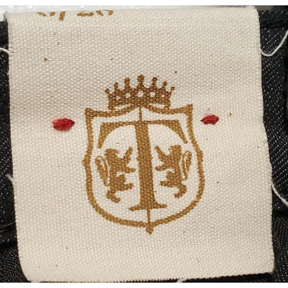 Black Denim Trouser Style Dress Slacks No Brand - Picture 6 of 8